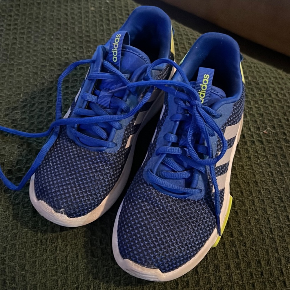 Boys blue Adidas sneakers